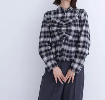 뷔스티에 세트 체크 셔츠