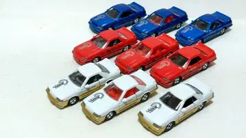 토미카 조립 공장 스카이라인 GTS R31 9대 세트 풀 컴프