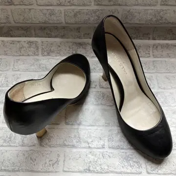 질스튜어트 JILL STUART 라운드토 펌프스 23.5cm 블랙