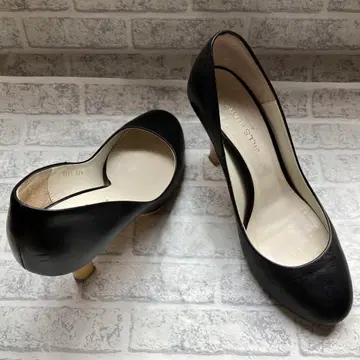 질스튜어트 JILL STUART 라운드토 펌프스 23.5cm 블랙