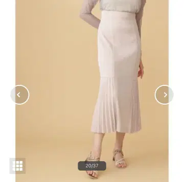 JILL by JILL STUART 스커트 핑크 베이지