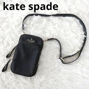 미사용급 kate spade 사선 스마트폰 홀더 미니백 블랙