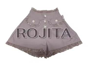 [ 새상품급 ] ROJITA 핑크색 프릴 하이웨스트 숏팬츠