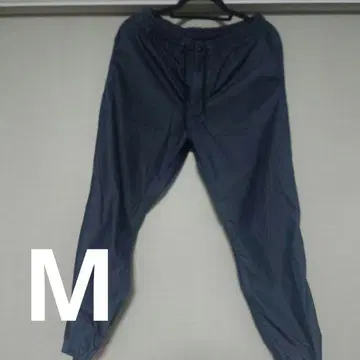 백 채널 리플렉터 프린트 조거 팬츠 M 네이비 컬러 일본제