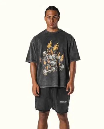 Triple Dog Graphic Vintage Big T-Shirt S