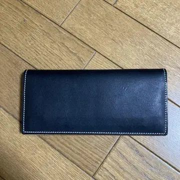 앤티크 월드 장지갑 색상 블랙 내추럴 투톤 컬러