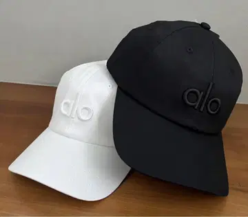alo 블랙 캡 블랙 정품 모자