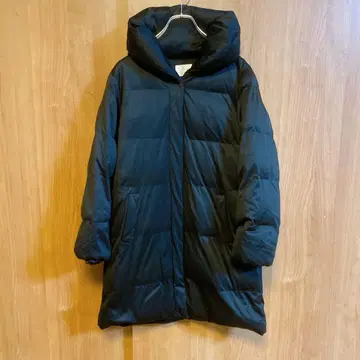 [ grove ] 롱 코트 숄카라 충전솜 블랙 M 사이즈