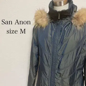 [ 산아논 San Anon ] M 아우터 코트 롱 후드티 얇은 소재