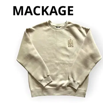 MACKAGE 맥케이지 MAX-VT 로고 와펜 트레이닝복 베이지