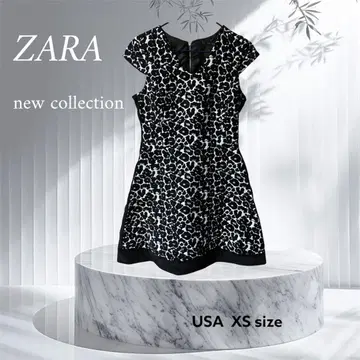 ZARA/레오파드 프린트 슬리브리스 원피스 [새상품급] [가을 겨울용]