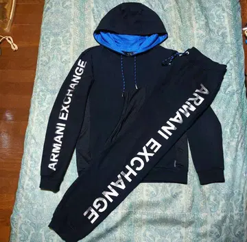 [ A|X ] 아르마니 익스체인지 맨투맨 셋업 size L