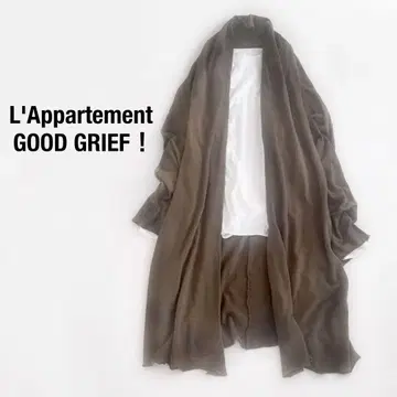 L'Appartement 취급 GOOD GRIEF 롱 가운 가디건