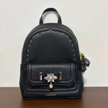 사만사베가 비쥬 리본 백팩 블랙 스몰