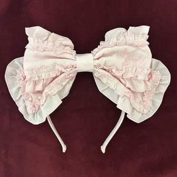Angelic Pretty 리본 머리띠 핑크
