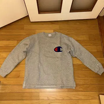 Champion 그레이 로고 트레이닝복