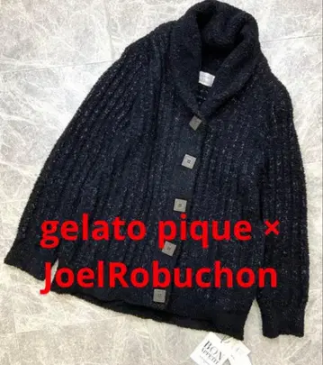 gelato pique x JoelRobuchon 가디건 Black