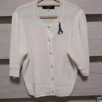 M's GRACY 화이트 가디건 사이즈 40