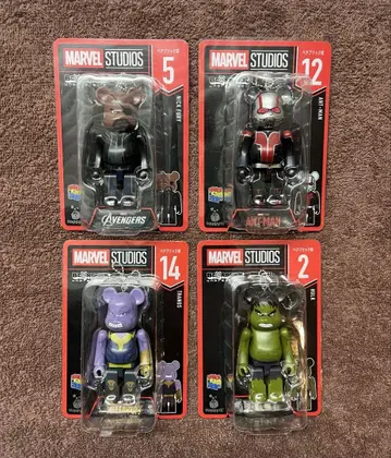 MARVEL [BE@RBRICK] 해피 복권 베어브릭상 4체