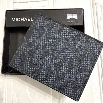 새상품 MICHAEL KORS 접이식 지갑 네이비