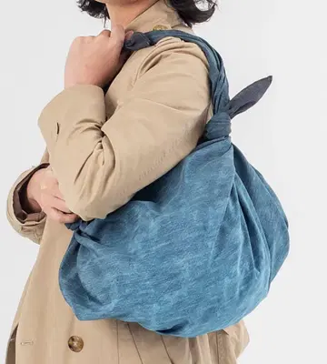 새상품 보자기 발수 가공 데님 패턴