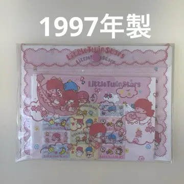 당시 물건!! 리틀트윈스타 레터 세트 sanrio