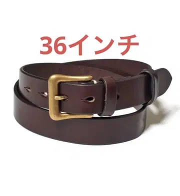 웨어하우스 Lot 6041 슬림 벨트 브라운 36인치