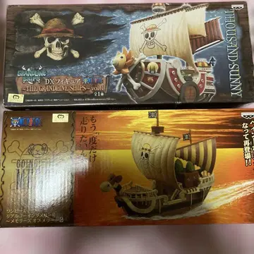 원피스 THOUSAND SUNNY&GOING MERRY 피규어 세트