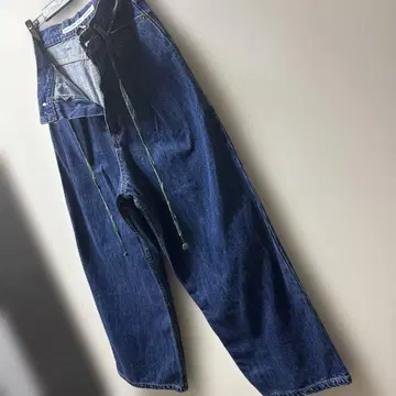 새상품급 니코앤드 와이드 데님 팬츠