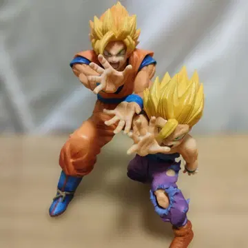 손오공 손오반 부자 에네르기파 피규어 제일복권 드래곤볼 반다이