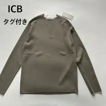 택 포함 25SS ICB 신세틱 풀니들 V넥 풀오버