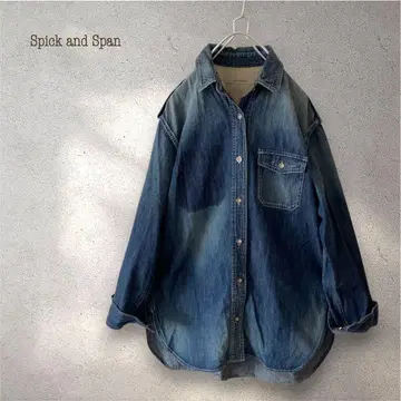 Spick and Span 데님 셔츠