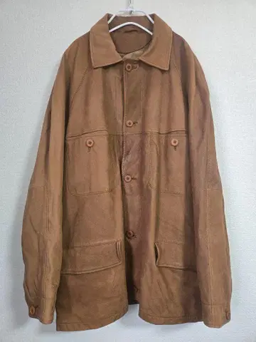 90s 빈티지 부드러운 양가죽 오버 사이즈 자켓 이탈리아제
