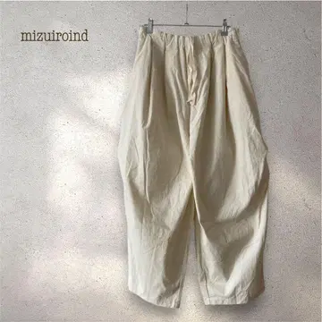 mizuiroind 코듀로이 와이드 팬츠
