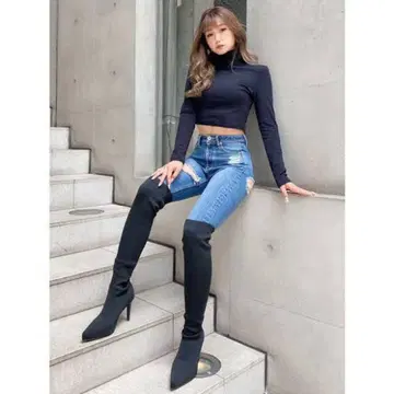 GYDA 인스톰 니하이 부츠 L