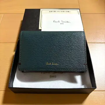 Paul Smith 명함지갑 카라 엣지 그린 미사용 새상품 완판템
