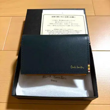 Paul Smith 명함지갑 멀티 스트라이프 탭 미사용 새상품 그린