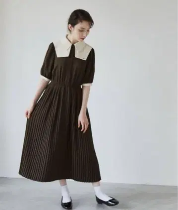 이뎀 더블 컬러 원피스