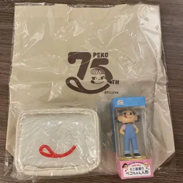 후지야 75주년 기념 페코짱 인형 세트