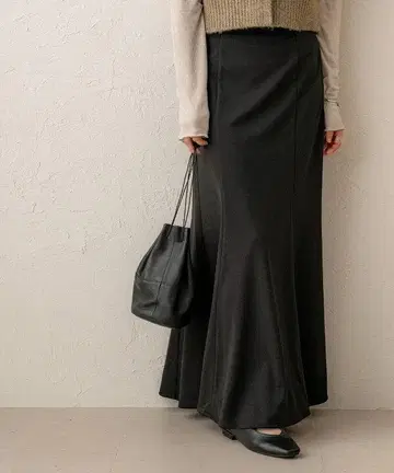 노알 분또 머메이드 스커트 블랙 Msize