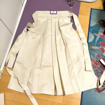 새상품 교월 하카마 S 사이즈 크림색 여성용 베이지 아이보리