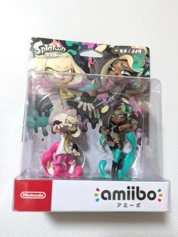 미개봉 amiibo 텐타클 세트 히메 이이다 스프라툰 시리즈