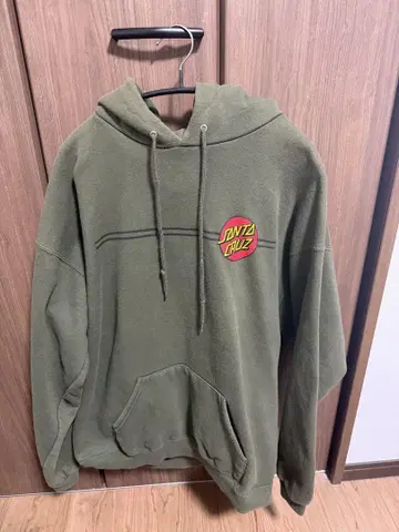 SANTA CRUZ 후디 L 사이즈 올리브 그린