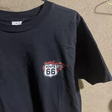 ROUTE 66 블랙 T셔츠