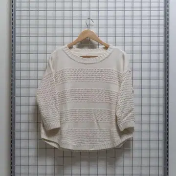 Gap 시스루 니트 긴팔 XS/S 크림