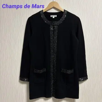 Champs de Mars 가디건 스팽글 블랙 레지나
