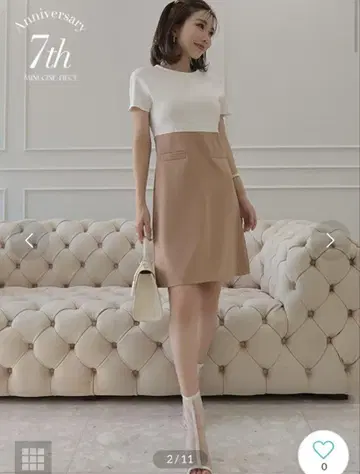 eimy istoire 반팔 미니 원피스