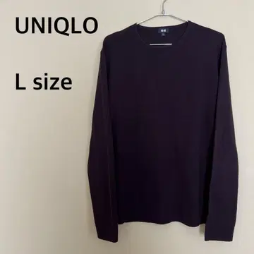 [UNIQLO] 남성용/니트/상의/울/브라운/브라운