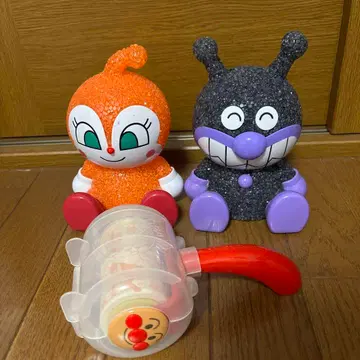 세균맨 짤랑이 LED 세트, 호빵맨 카펫 클리너