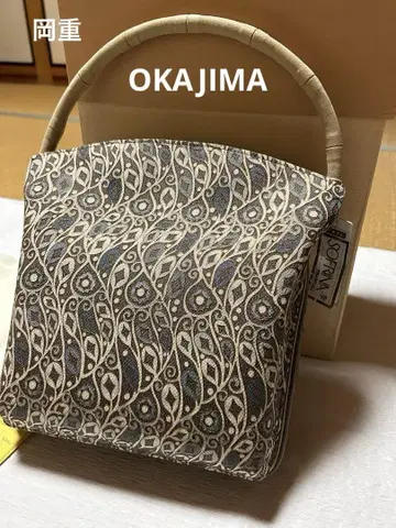 일본 의류용 백 그레이 계열  OKAJIMA 새상품 미사용